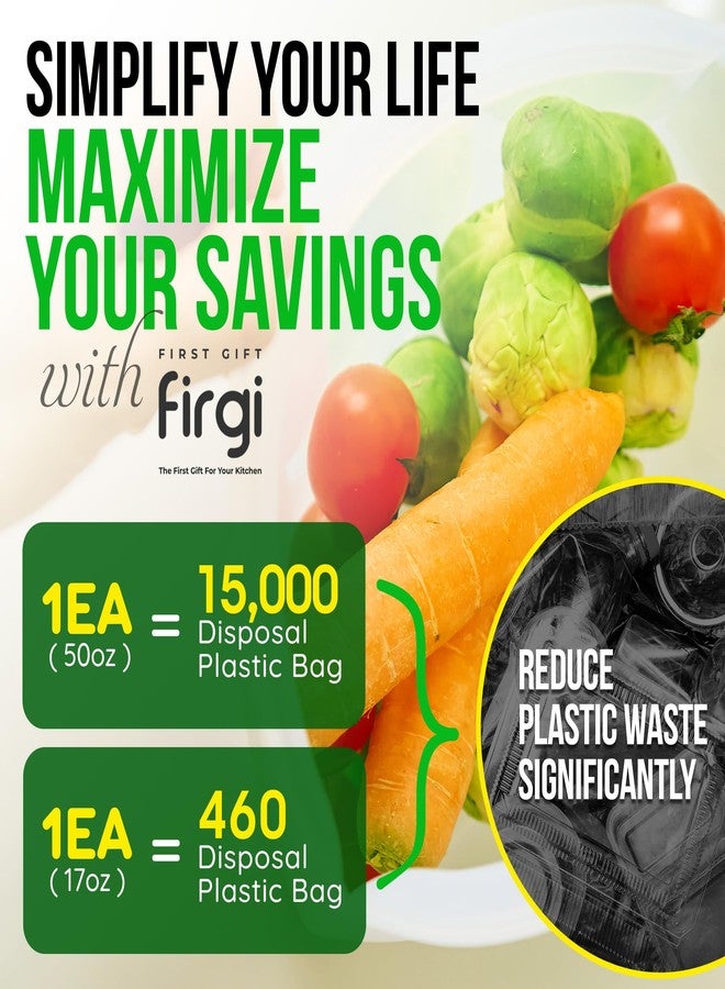 Firgi Premium Platinum Silicone Reusable Food Storage Bags 3-Pack (17 fl oz + 29 fl oz + 51 fl oz), Airtight Zip Lock Bags for Food, BPA-Free Silicone Freezer Bags, Brown - Image 2